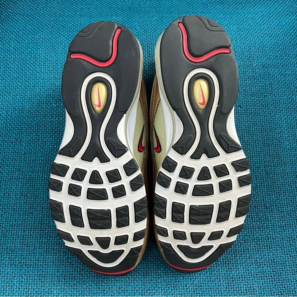 Men's Nike Air Max 97 OG Gold Sneakers Size 9.5 - Picture 8 of 10